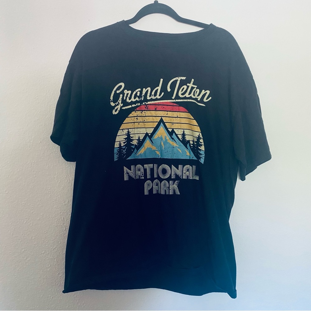 XL Black Grand Teton T-Shirt